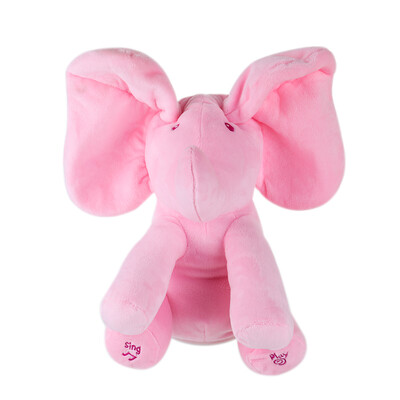 

Electric Adorable Small Elephant Animated Flappy Push Doll Kids Present