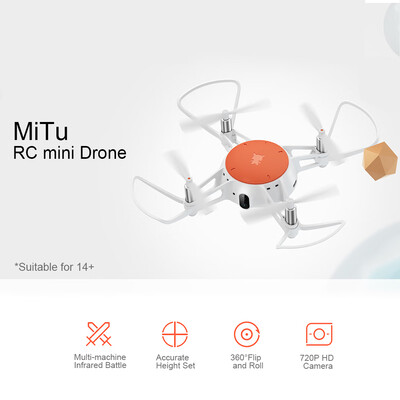 

Xiaomi MiTu WiFi FPV 720P HD Camera APP Controlled Multi-machine Infrared Battle Mini RC Drone