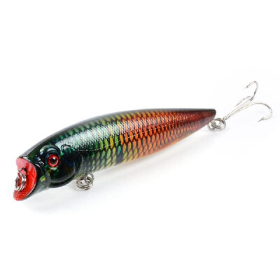 

Artificial Top Water Fishing Lure 3D Eyes Hard Popper Lures