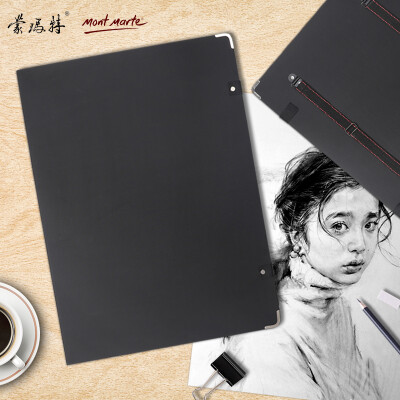 

Australia Montmartre Mont Marte shoulder strap clip sketch board 8K art sketch folding sketch board children portable drawing board can be loaded with paper bag black B-HJ-007