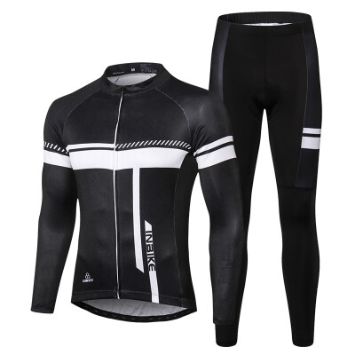 

INBIKE 2019 Winter Long Sleeve Cycling Jersey Set Men Bike Clothes Sweat-wicking MTB Bicycle Clothing Ropa Maillot Ciclismo