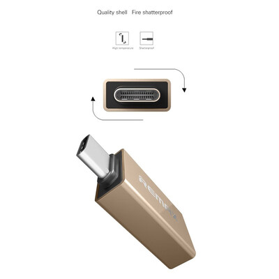

REMAX OTG TYPE-C USB Adapter Mini Double-Sided Transmission With U-Disk Transfer Type C To USB 20 30 31 Retail Package