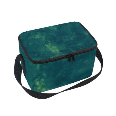 

ALAZA Lunch Box Insulated Lunch Bag Large Cooler Tote Bag Blackish Green Smog for Men Women Girls Boys