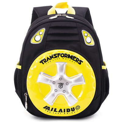 

Waterproof nylon cartoon contrast color shoulder burden reduction students school bags children bag travel backpack boy schoolbag