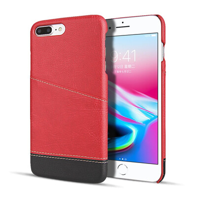 

Stitching Design Phone Case for Apple iPhone 6 6 Plus 7 8 7 8 Plus Protective Shell Back Cover Leather Phone Case