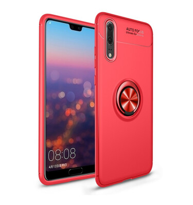 

Magnetic Ring Bracket Phone Case for Xiaomi Redmi Note 6 Pro Soft TPU Silicone Shockproof Back Cover