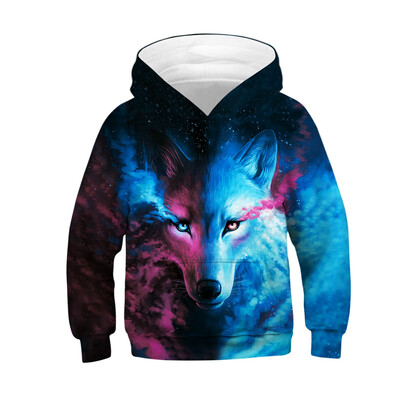 

AOWOFS new 3D digital printing Plus size mens hoodies parent-child sweater Kids sweater womens hoodie QYDM414-TZ042