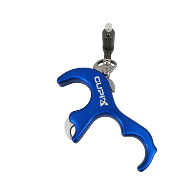 

Composite Metal 4 Finger Grip Caliper Arrow Release Aids for Compound Bow Hunting Archery Steel Bow Shooting Equipment