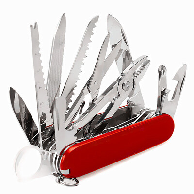

New Multi-functional Outdoor Camping Special Folding Swiss Army Knife