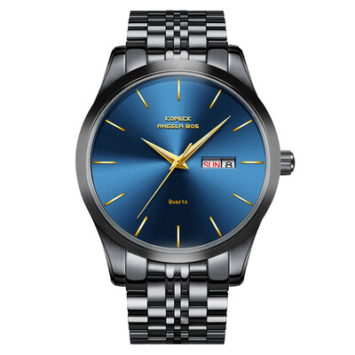 

Angela Bos 8019G Watch Men Quartz Movement Wrist Watch Waterproof Calendar Luminous Watch for Men
