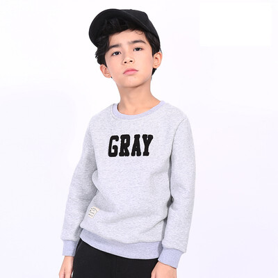 

Childrens clothing boys sweater 2018 autumn new childrens casual shirt in the big childrens fleece pullover