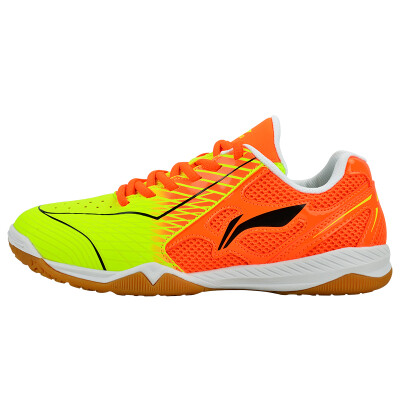 

Li Ning LI-NING badminton shoes womens ping-pong sneakers national team Aurora professional breathable non-slip training shoes APTM002-3 green orange 398