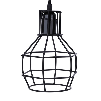 

Retro Pendant Cage Wire Lamp Guard Hanging Light