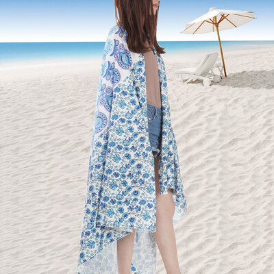

200 x 148cm Rectangle Bohemian Style Thin Chiffon Beach Towel