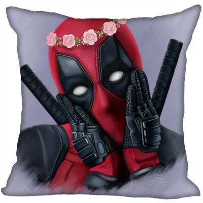 

Deadpool Hot Sale Pillow Case High Quality New Years Pillowcase Decorative Pillow Cover For Wedding Decorative Christmas