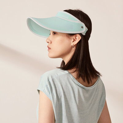 

Under the banana BANANAUNDER sun hat sun hat UV protection hat female summer outdoor travel goddess hat 19 years new light indigo
