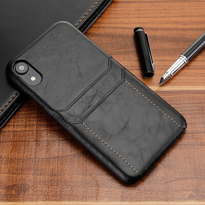 

Phone Case for Apple iPhone XR iPhone  Max Leather Phone Case Back Cover Cell Phone Case