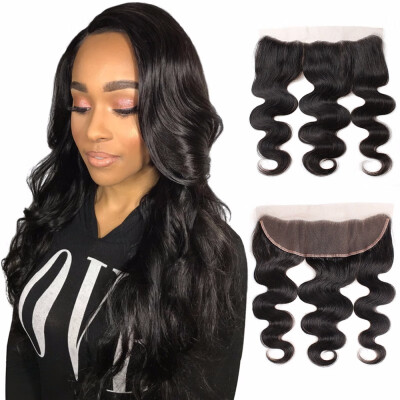 

Nami Hair Brazilian Remy Hair Body Wave 13x4 Lace Frontal Closure Free Part Ear To Ear 100 Human Hair Closure