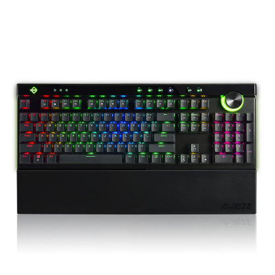 

Ajazz AK45 111 Keys RGB Mechanical Keyboard Box Black White Brown Red Switches Ergonomic Arc With Dual-mode Knob&Wrist R