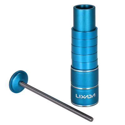 

Lixada Aluminum Alloy Bike Fork Stem Riser Extender Extension Bicycle Cycling Bike Stem Head Up Raiser Handlebar Riser Adaptor