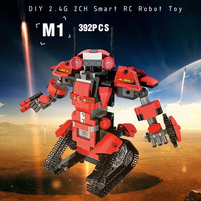 

BB13001 M1 392PCS DIY 24G Smart Remote Control Building Block RC Robot Toy