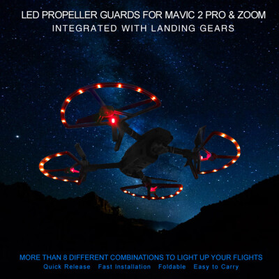 

LED Propeller Guard with Landing Bumper for DJI Mavic 2 Pro Zoom Drone