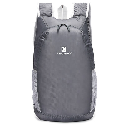 

Wolf skin pack outdoor men&women collapsible backpack ultra light waterproof travel travel bag casual carrying bag LXZD1901 black