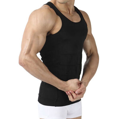 

SLIMBELLE Mens Slim Body Shapewear Tank Top Underwear Shirt Tummy Control Belly Slim Tops
