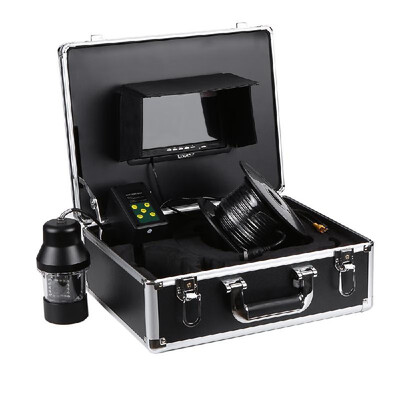 

Lixada 1000TVL Under Fishing Camera Portable Waterproof 18 LEDs 360 Degree Rotating Camera Fish Finder 7 Inch LCD Monitor 20m50m