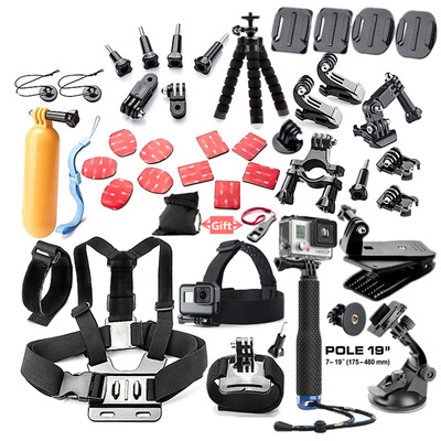 

44in1 Camera Accessories Cam Tools for Outdoor Photography Cameras Protection Tool for Gopro Hero 5 4 3 2 1 Xiaomi Yi Xiaomi Yi 4