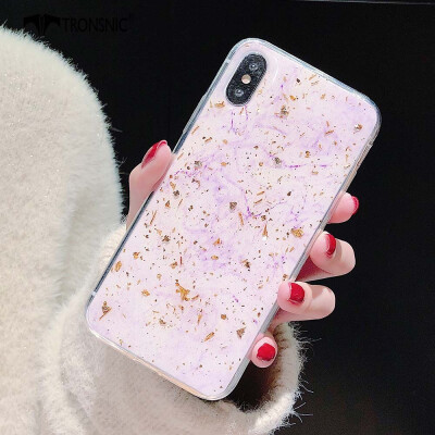 

Tronsnic Glitter Phone Case for iPhone 6 6s Plus Colorful Gold Foil Cases Pink Blue Green Purple Covers Luxury Hot