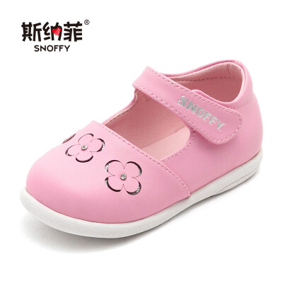 

Snafy girls shoes baby shoes women 2019 spring new toddler shoes slip 1-3 years old children shoes 19603 pink 25