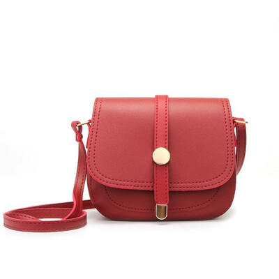 

2019 New Arrival Women Solid Messenger Bags Vintage Designer Handbags High Quality Shoulder Bag CrossBody Bag Mini Purse