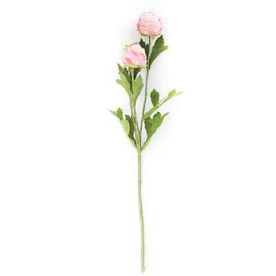 

Simulation flower artificial fake flower European mini three small dew lotus diy wedding plant wall home office mall