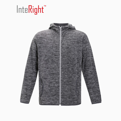

INTERIGHT sweater mens autumn&winter hooded sports casual jacket double-sided fleece sweater cleaning XL