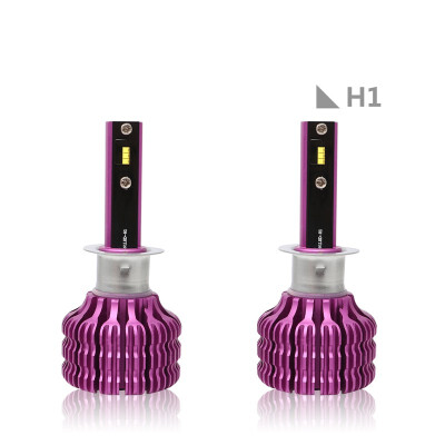 

H1 X9 2Pcs Car LED Light Bulb 6000K 16W 1800LM 12V 24V Head Light Fog Light Light Red Purple