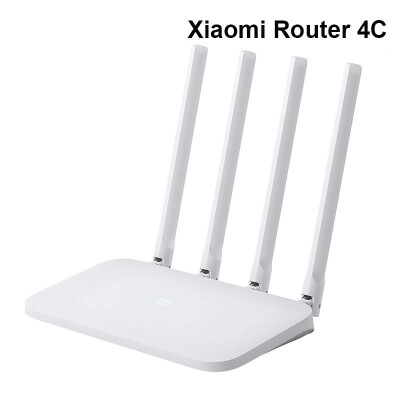 

Original Xiaomi Mi WIFI Router 4C 64 RAM 80211 bgn 24G 300Mbps 4 Antennas Smart APP Control Band Wireless Routers Repeater