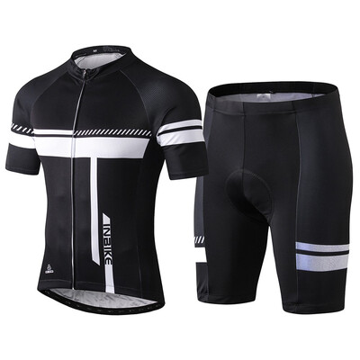 

INBIKE Spring Summer Cycling Jersey Set Mountain Bicycle Clothes Maillot MTB Bike Clothing Outdoor Sportswear Mens Cycling Set