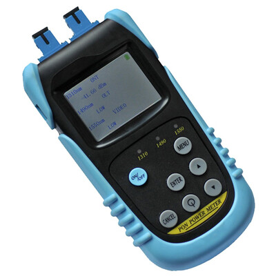 

Tellid Brand Portable 1310nm1490nm1550nm Wavelength Fiber Optical Pon Power Meter Optical Power Meter With SC Adapter