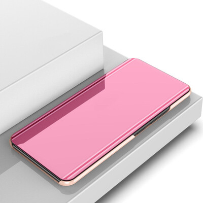 

MOONCASE Millet Red Rice 6A Bracket Plated Mirror Leather Case - Rose Gold
