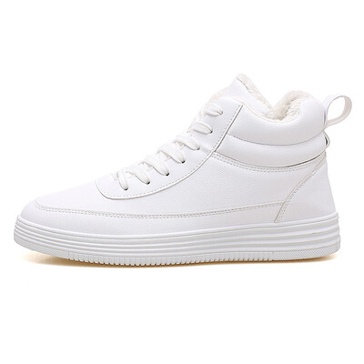 

New Men Winter Pu Leather Shoes Warm Comfortable Casual Mens Ankle Boots High Quality Wear-resisting Non-slip Snow Boots