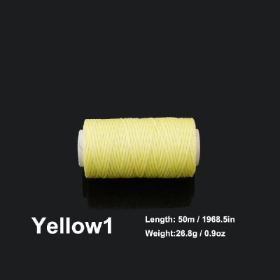 

10mm 50 Meters Long Flat Waxed Thread Waxed String for Leather Sewing