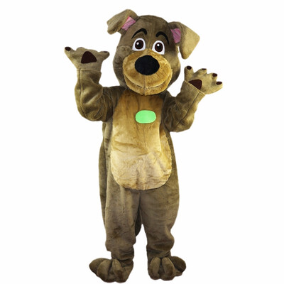 

LangtengBrown Dog Mascot Cartoon Costume Cosplay Party Halloween Christmas Festival Performance