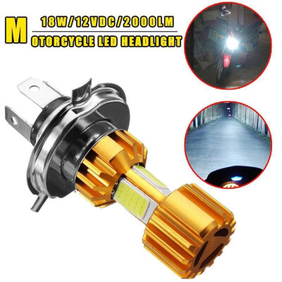 

Car headlight COB 3 side H4 motorcycle headlight golden fog light 12v-80 6000K