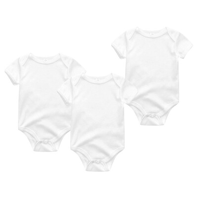 

3PCSLot Baby Boy Clothes 0-12M Newborn Cotton Baby Girls Clothes Rompers Babywear Bodysuits Clothing Sets For Babies