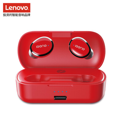 

Sound iGene Explorer π Full Touch True Wireless Bluetooth Headset TWS In-ear Mini Mobile Sports Headset Bluetooth 50 Stereo Haiyan Red