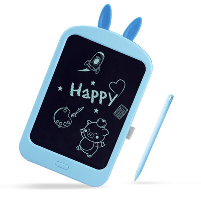 

Aozhijia childrens toys LCD drawing board early education writing board graffiti painting tools LCD handwriting board blue boy toy gift