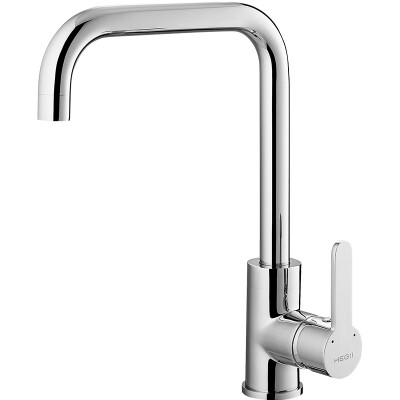 

Hengjie HEGII kitchen faucet 123-411A can rotate hot&cold 7-shaped single hole sink sink faucet