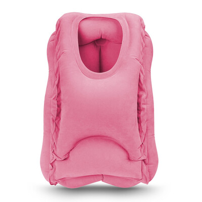 

Inflatable Travel Pillow Lightweight Portable Traveling Airplane Neck Pillow Sleep Nap Air Cushion Pillow