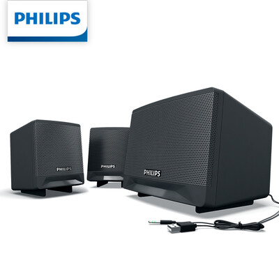 

Philips PHILIPS SPA331 Speaker Computer Audio Desktop Subwoofer USB Small Speaker Super Subwoofer Multimedia Mini Speaker 21